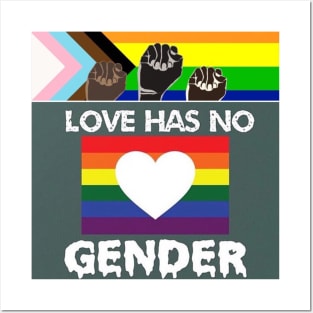 Love has no gender Posters and Art